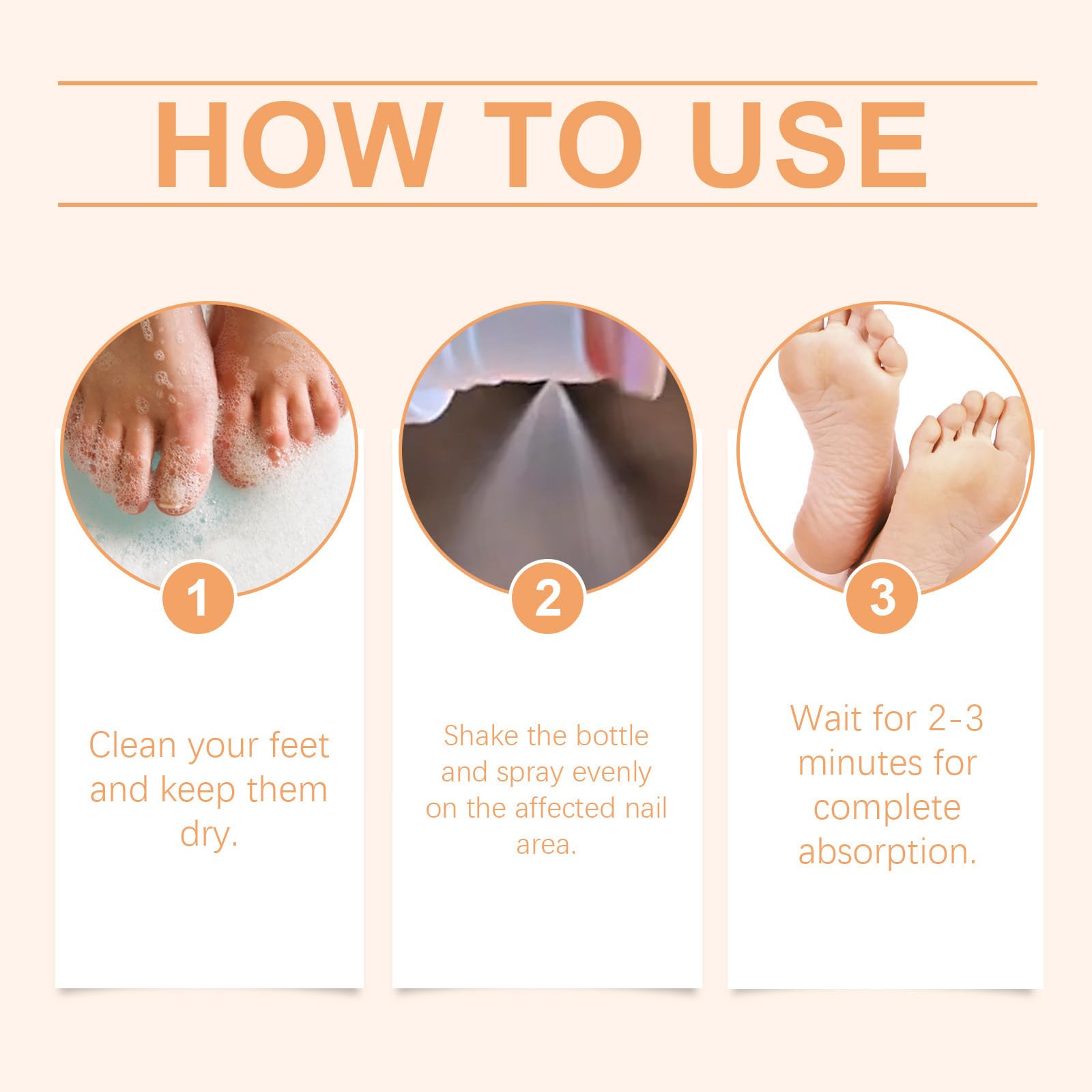 Timilk Advanced Nail Repair Spray, siero e rinforzante per unghie, idratante per unghie visibilmente più sane, nuovo trattamento lenitivo 2025, crescita sana con cura del piede e delle unghie (3 pezzi