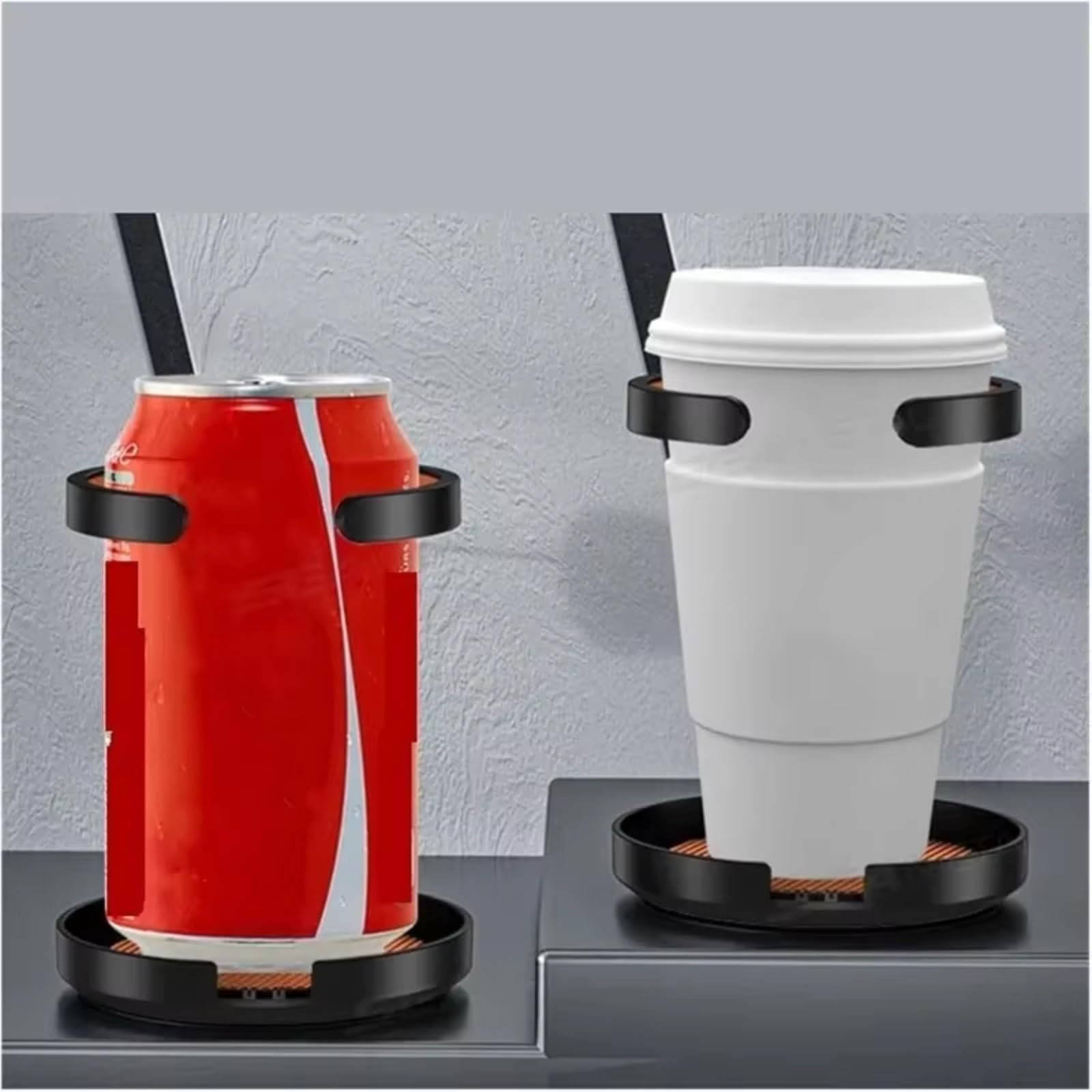 Soporte para Bebidas De Coche Portavasos Plegable Universal para Coche