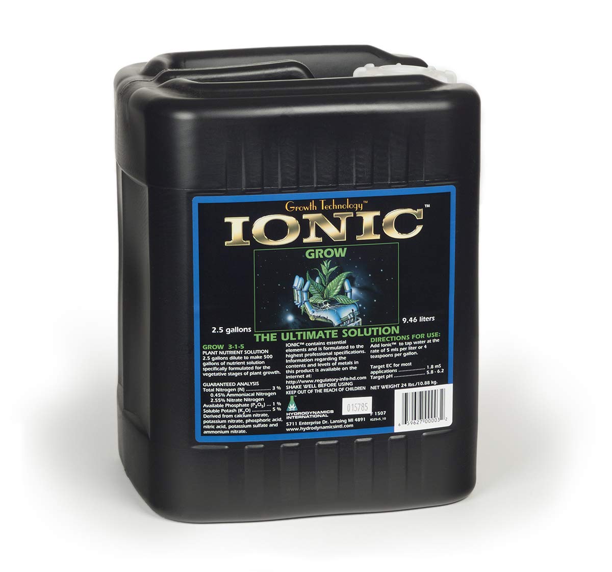 HydroDynamics Ionic Grow 2.5 Gallon (2/Cs)