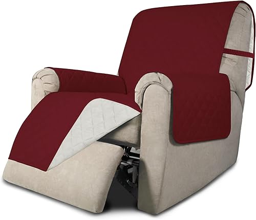 Easy-Going - Funda reversible para silla reclinable, resistente al agua, protector de muebles con correas elásticas, para mascotas y niños (sillón