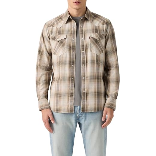 Levi's Camisa masculina clássica de faroeste