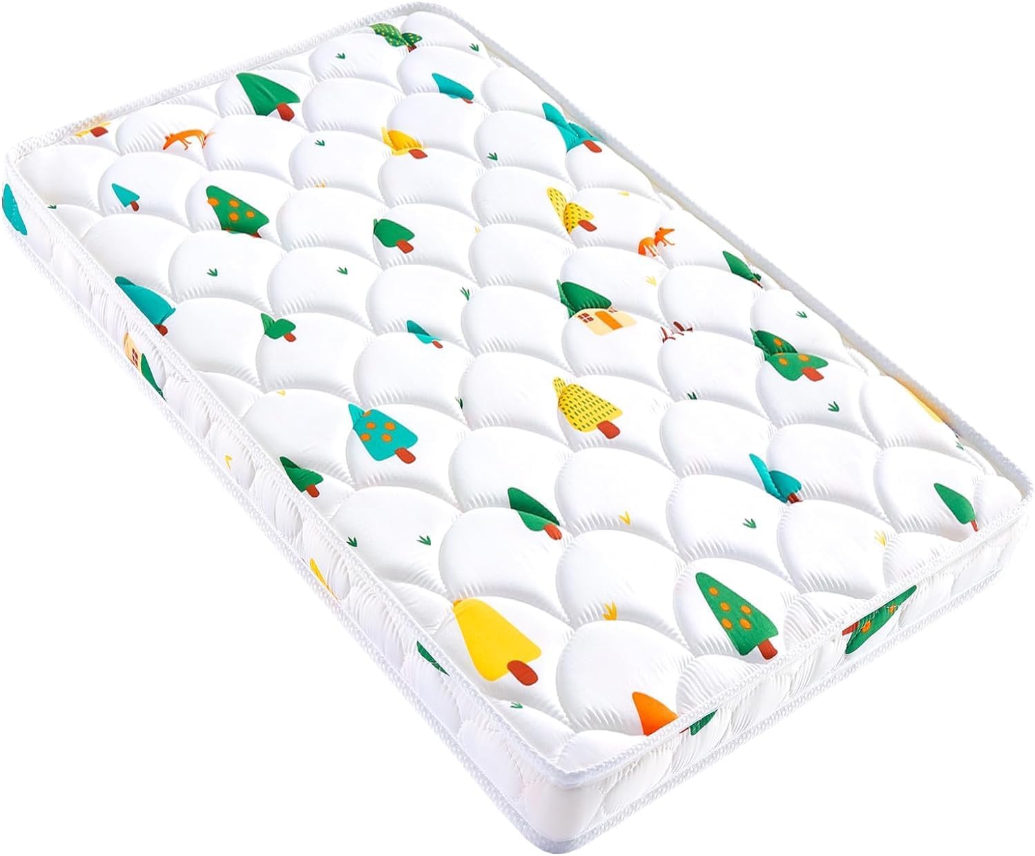 Baby Bassinet Mattress 33 x 20 inches- Firm Support and Comfort Premium Foam,Noiseless and Odorless,Hypoallergenic Small Crib Mattress, Fits Moses Basket