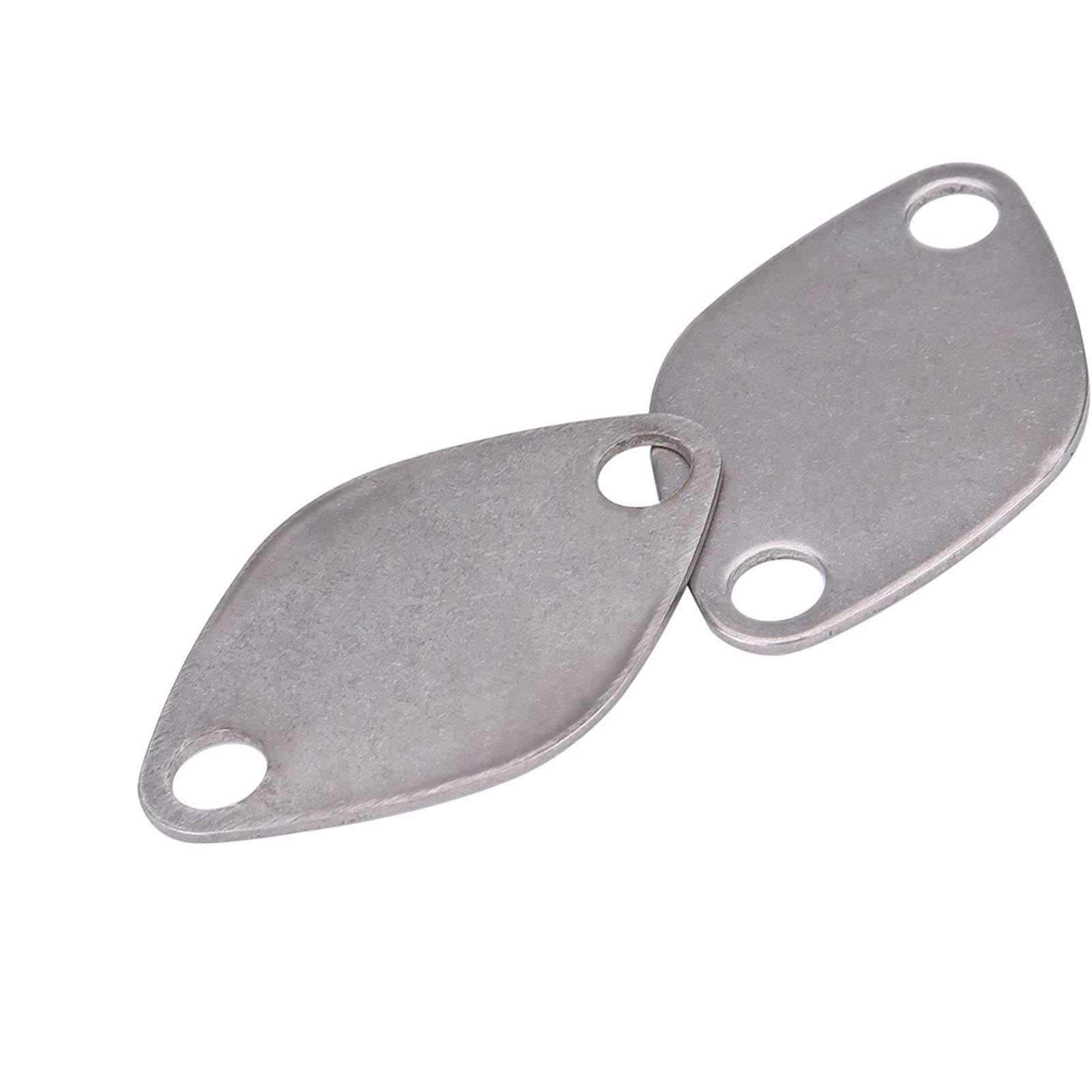 suppression vanne egr alfa gt + piastra egr 2.7 + agr 8mm 2 pezzi di ricambio per piastre di copertura della valvola EGR 2.2 2.5 DCI Accessorio di ricambio Parte