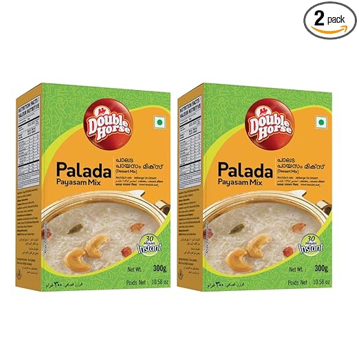 Double Horse Kerala Palada Payasam Mix 300g x 2 Pkts | Rich & Tasty | 30 Minutes Instant | Palada Kheer Mix |