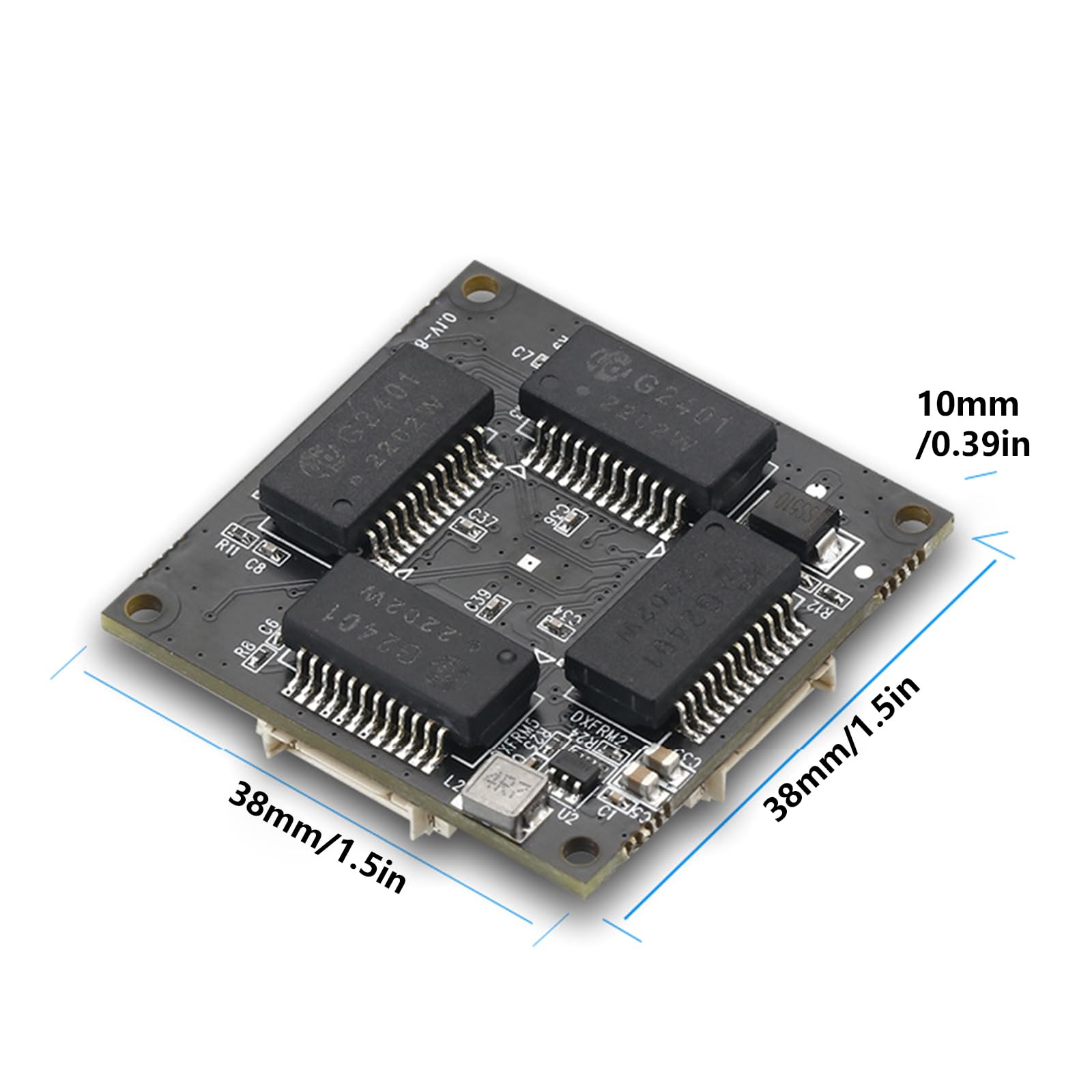 Switch Gigabit Ethernet a 4 porte con scheda di sviluppo di rete integrata per uffici domestici e progetti switch Gigabit Ethernet