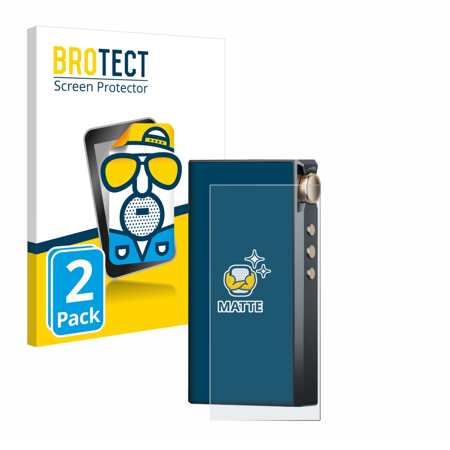 brotect Screen Protector Anti-Glare Compatible with Cayin N3-Ultra (2 Pack) Screen Protector Matte, Anti-Fingerprint Protection Film