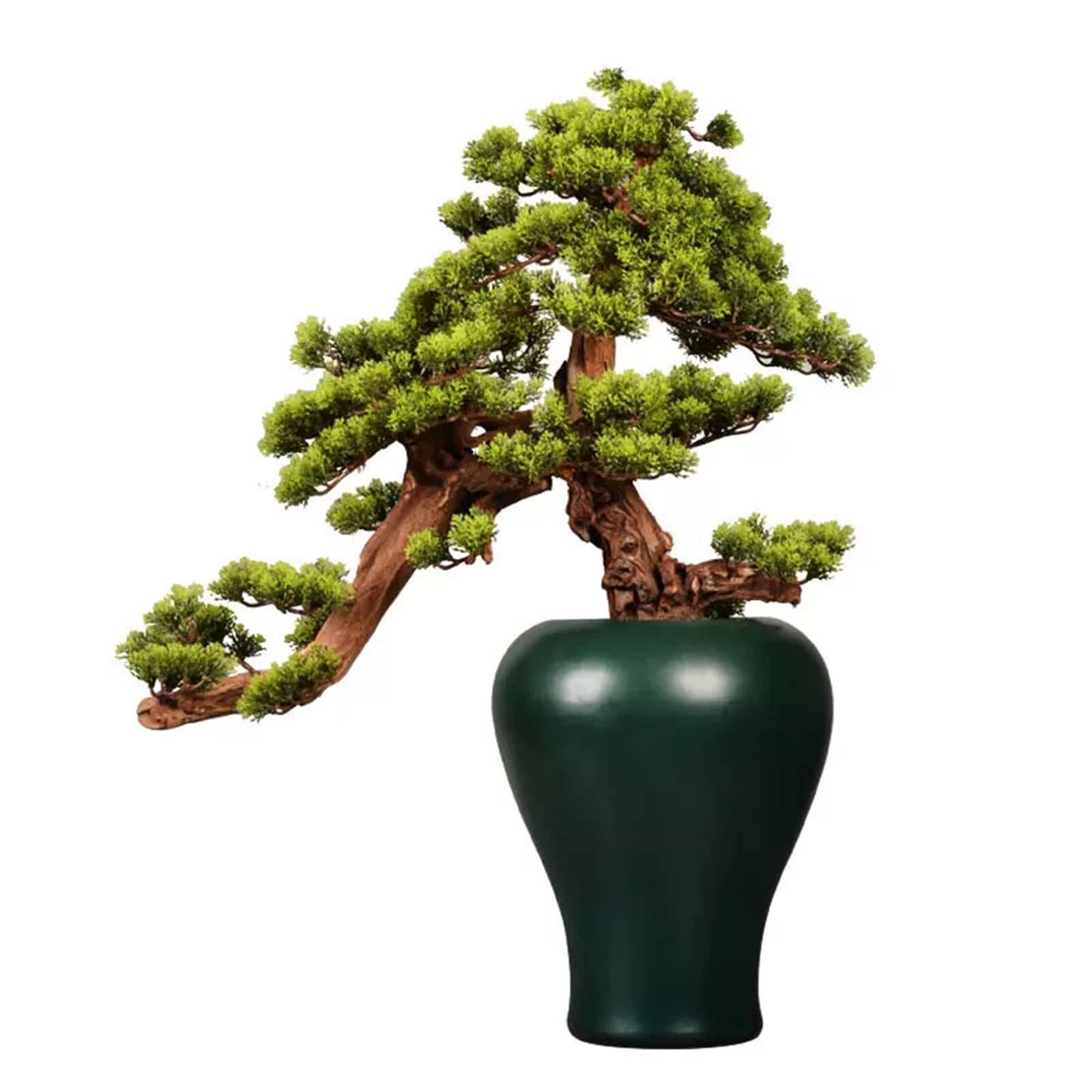 GTHTUHFD Artificial Bonsai Tree Artificial Bonsai Tree New Chinese Large Simulation Welcome Pine Bonsai Tree Home