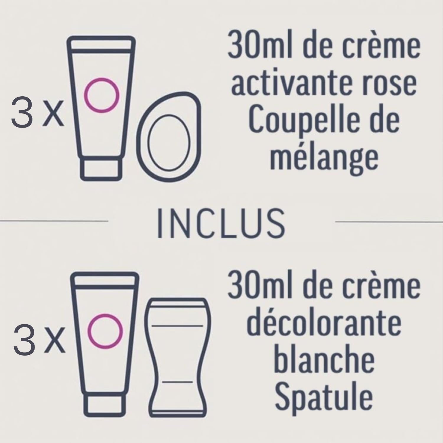 Veet - Crème Décolorante Spéciale Visage - 1 étui de 2 tubes de 30 ml - Lot de 3