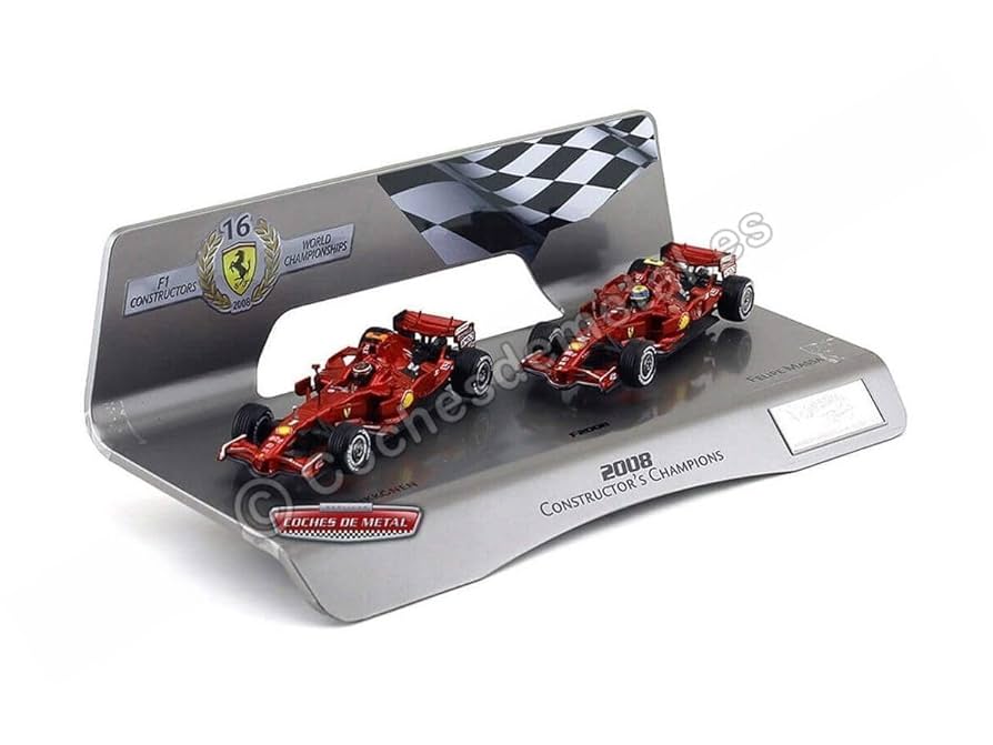 Ferrari F2008 Kimi Raikkonen ミニカー Ferrari F2008 Kimi Raikkonen ミニカー Ferrari F2008 nº 1