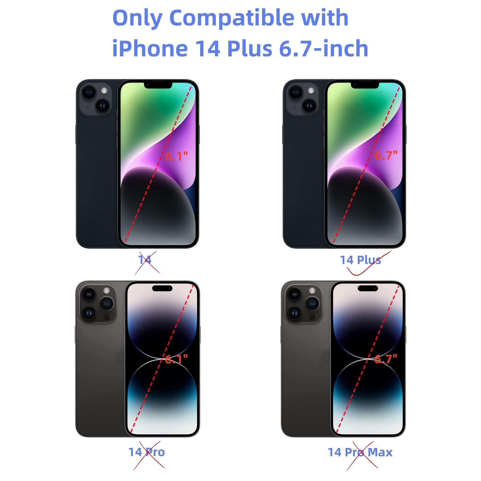 iPhone14プラス Amazon.com: for iPhone 14 Plus Screen Replacement Kit 6.7