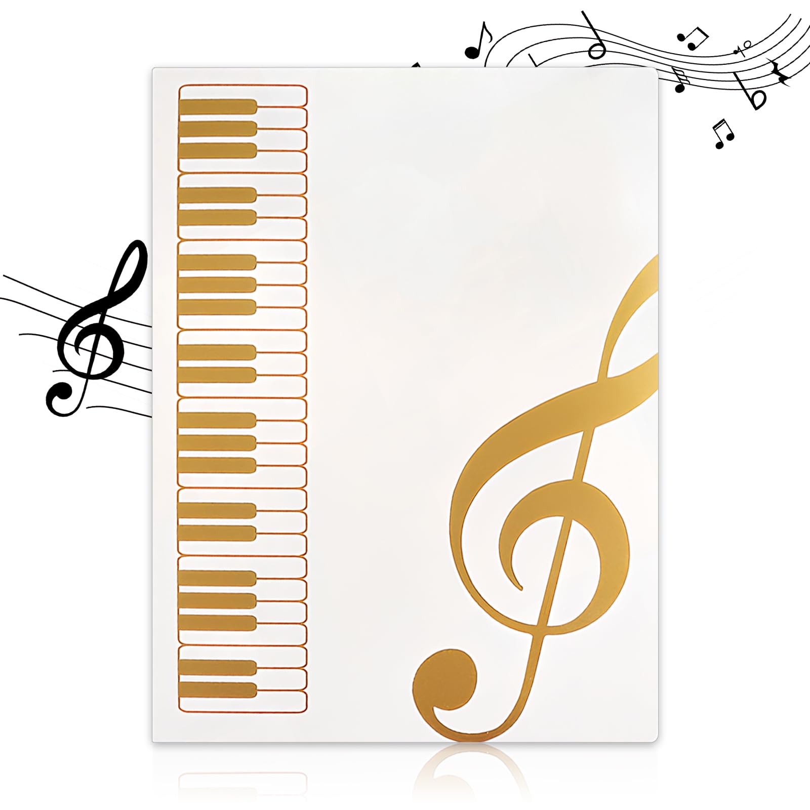 Cartella Per Spartiti Musicali, Formato A4, 40 Tasche G Kef, Borsa Per Riporre Documenti Di Archiviazione Per Canzoni, Per Musicisti E Musicisti