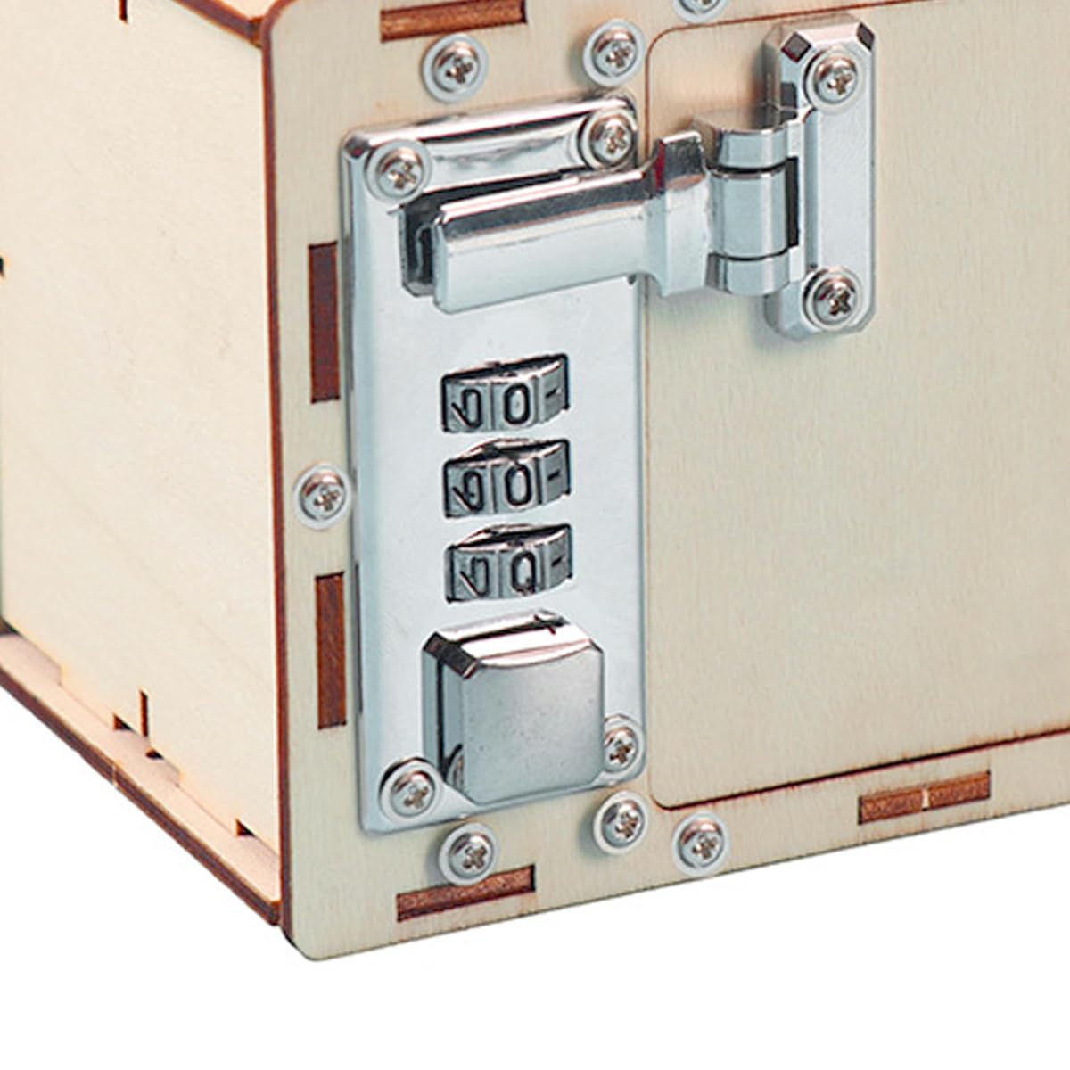 Alide Caja De Seguridad Con Contraseña, Construye Tu Propia Caja De Madera, Caja De Seguridad Mecánica, Kits De Carpintería, Materiales Para Bricolaje