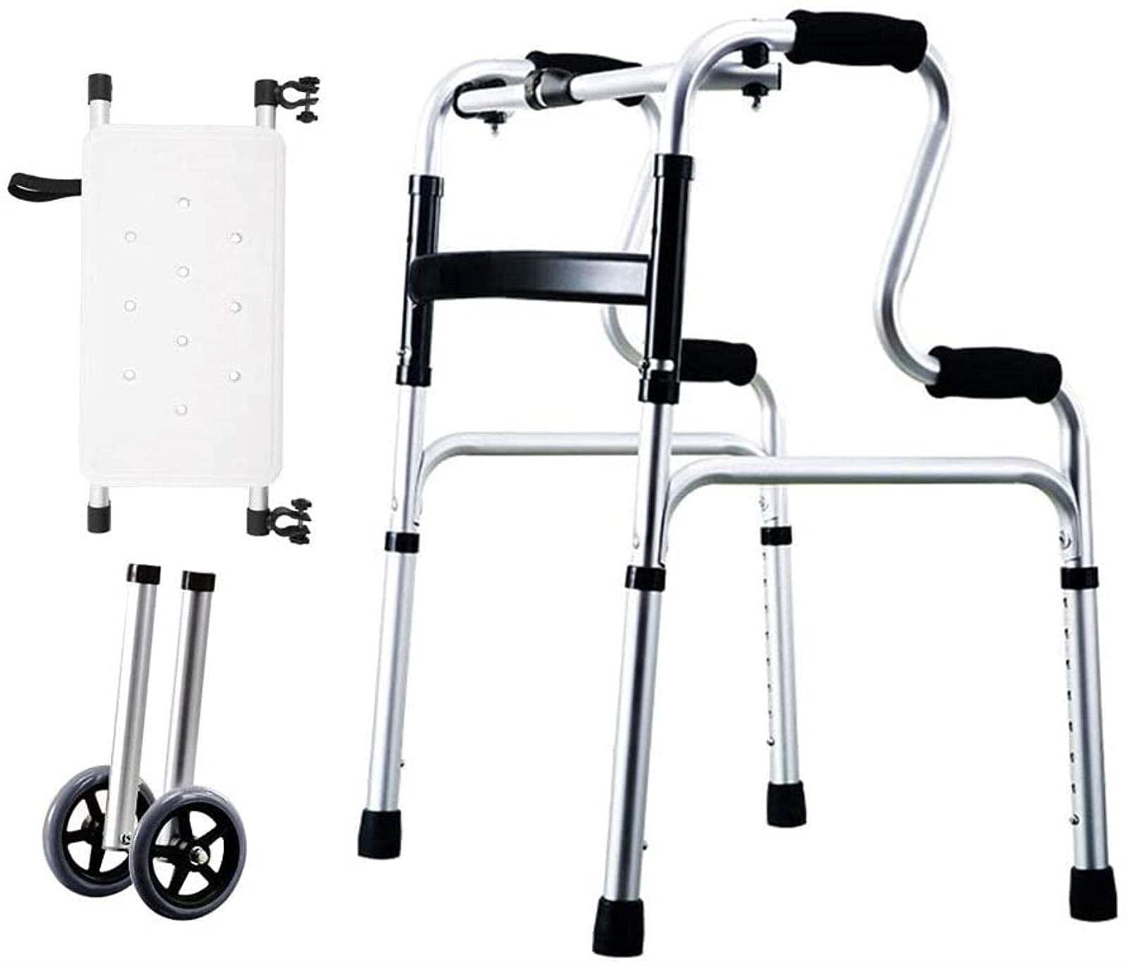 Chodzik Rollator Chodzik Standardowy chodzik Rollator Pomocniczy chodzik Osoby w podeszłym wieku, niepełnosprawni chodzik ze stopu aluminium Maksymalne obciążenie 400 funtów Tęsknota za Comfortable