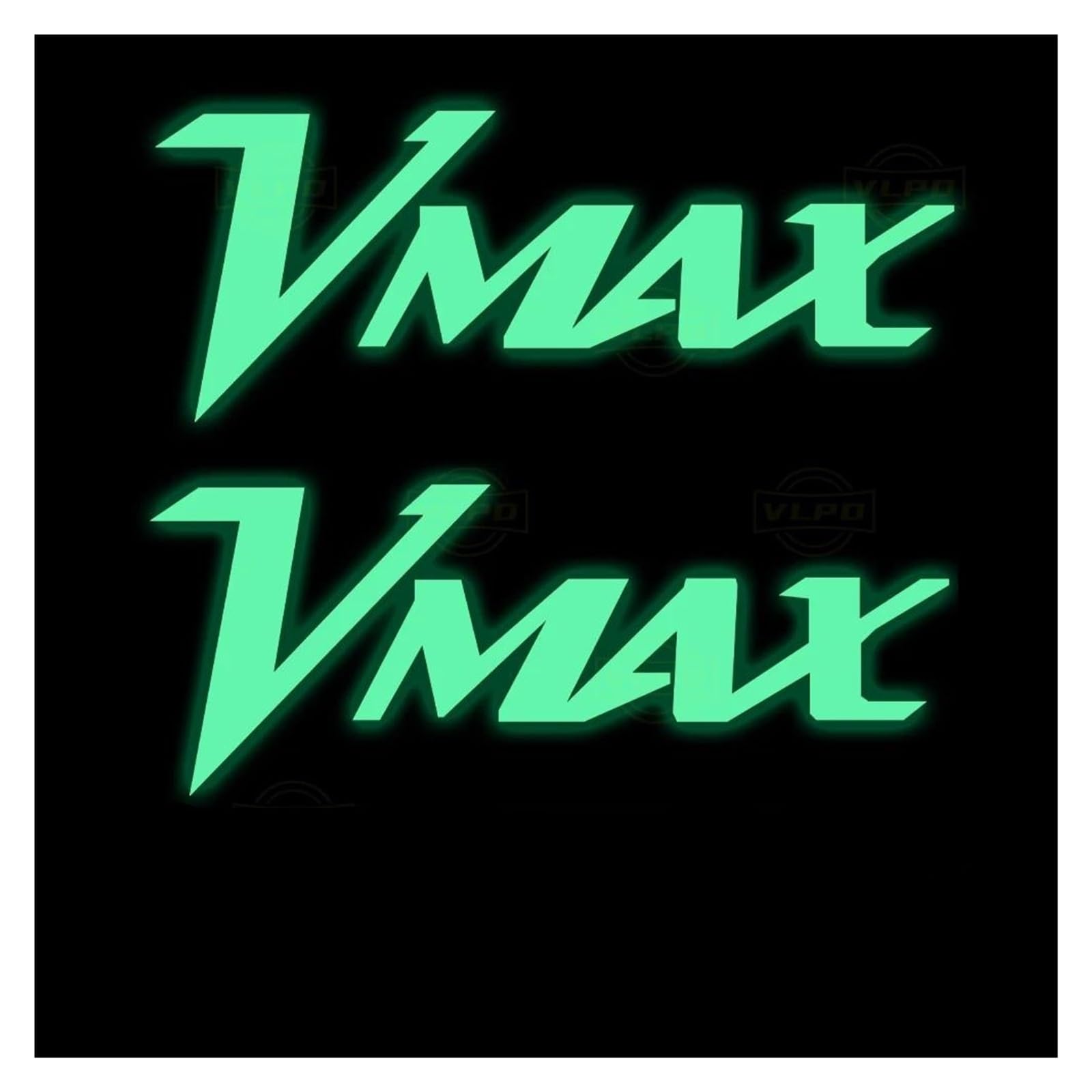Decoration for Yamaha Vmax 1200 V Max 1700 V-Max Max1200 Max1700 Vmax1200 Vmax1700 Glow Stickers Waterproof Reflection Decals(Luminous Green)
