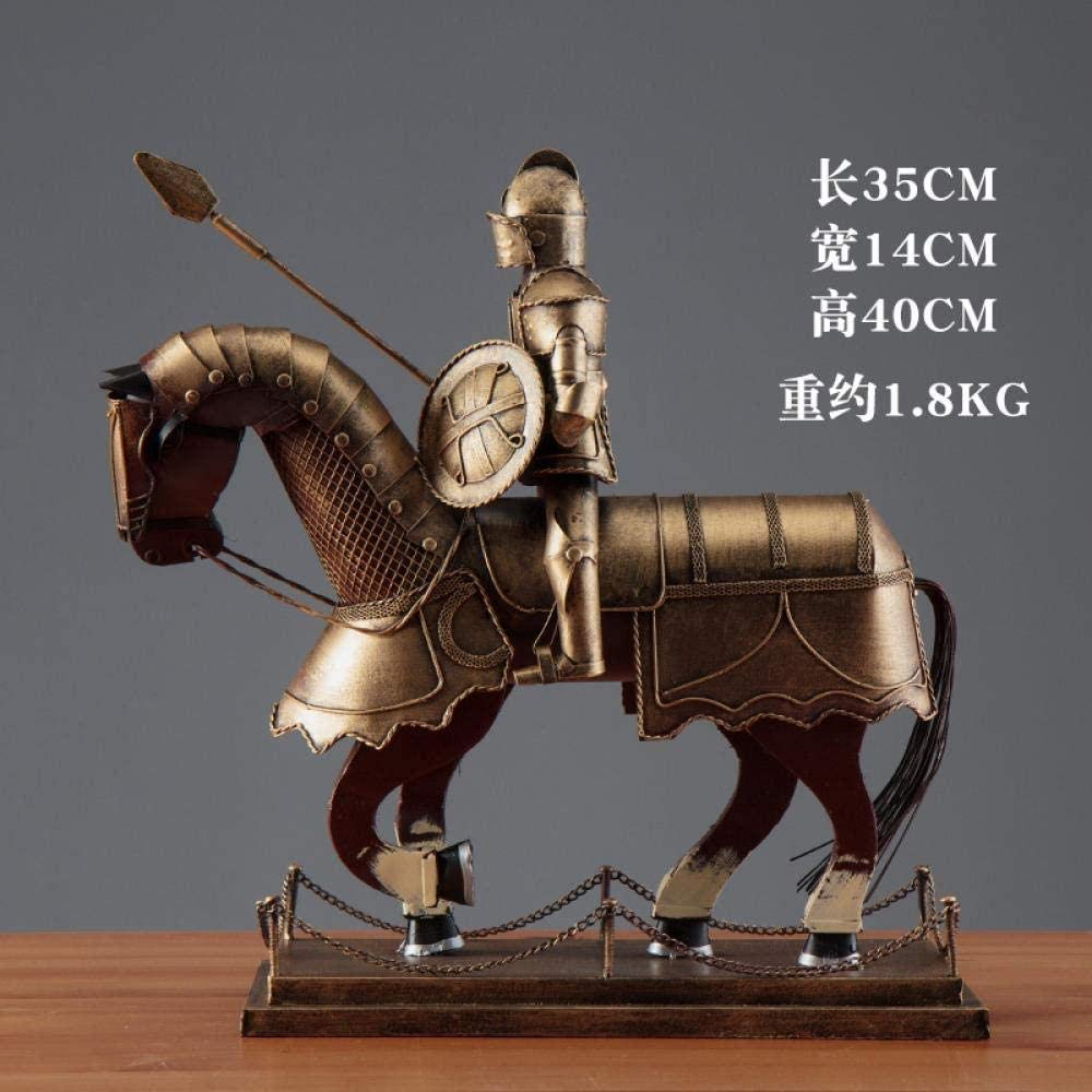 レア　金属製騎士像 銅の鎧　置物　約15cm レア 金属製騎士像 銅の鎧 置物 約15cm 美術品・アンティーク