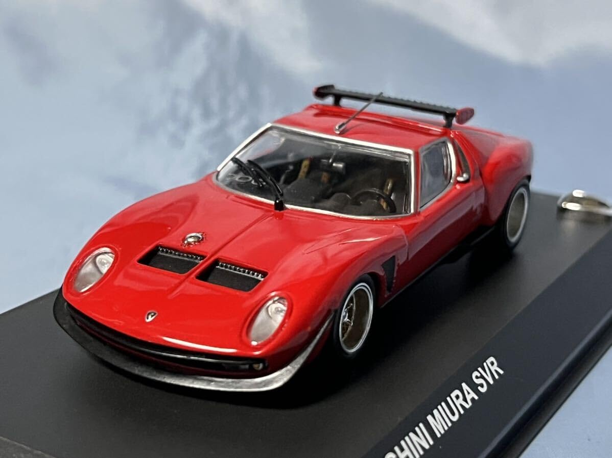 Amazon | 京商 製ランボルギーニ ミウラ SVR 赤 1/43 | ミニカー