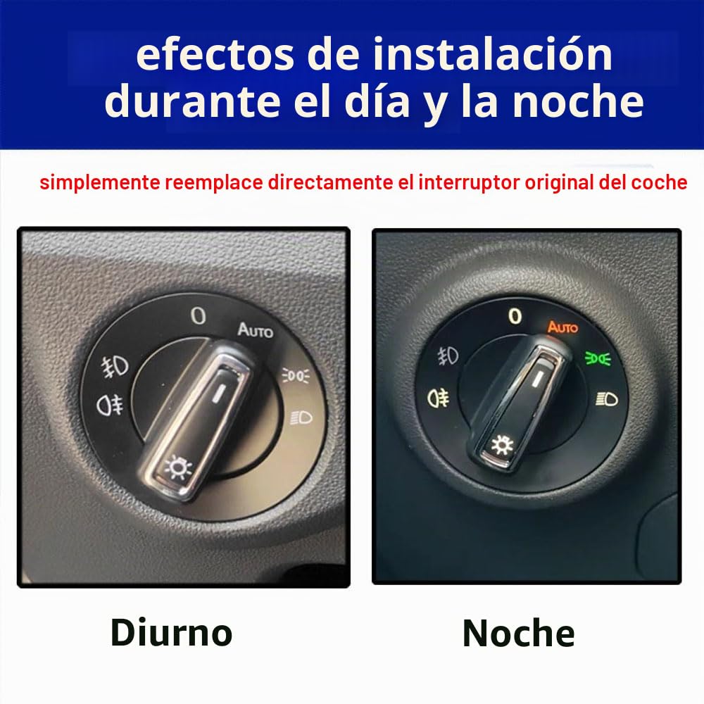 Interruptor de control de faros automático con sensor de luz, módulo para VW Golf 7 R GTI Mk7 Golf7 2012~2021 2013 2014