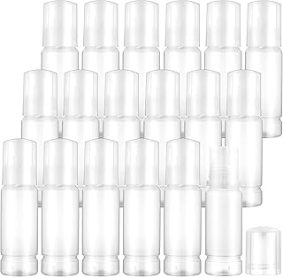 Ubamdom 18 Pieces 70ml Bottles Empty 502 Ink Refill Bottles Universal Empty Ink Bottles（White）