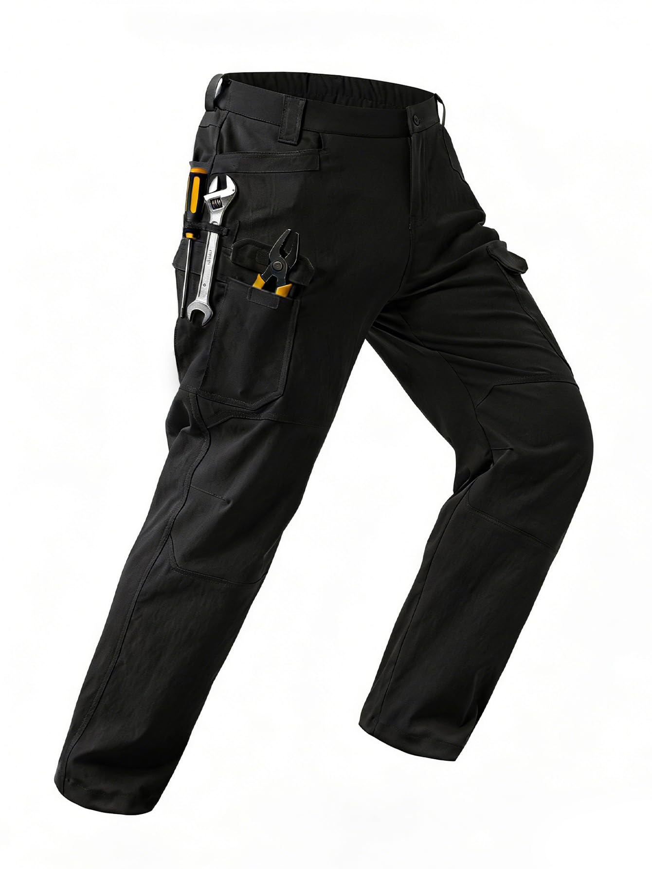 CLOAKA Cargohose Herren Leichte Arbeitshosen Ripstop Taktische Hosen mit Multi Taschen Outdoor Wanderhose
