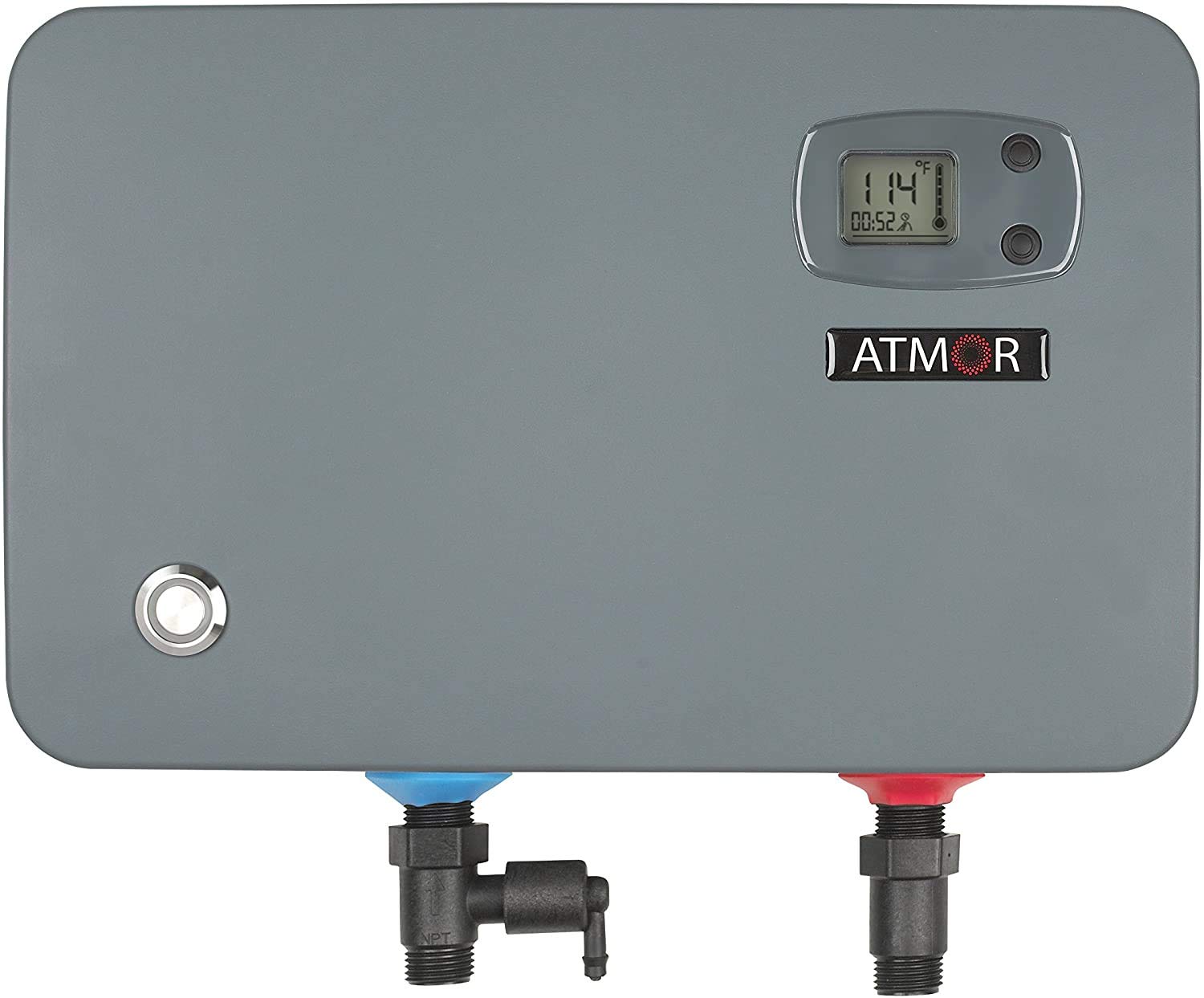 Atmor AT-905-14TB ThermoBoost 14kW/240V 2.3 GPM Electric Tankless Water Heater, Grey