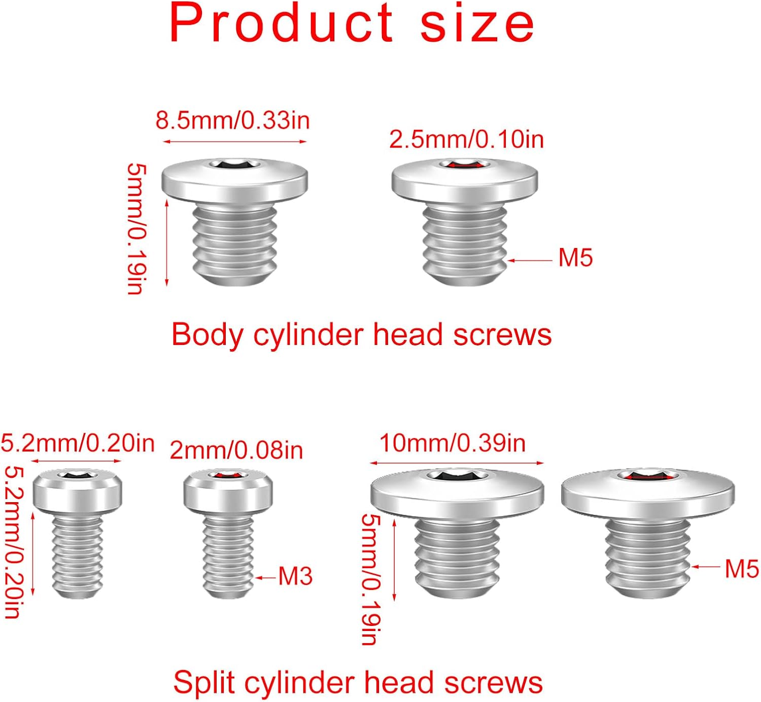 Cylinder Cap Screws,Hydraulic Brake Separate Oil Cylinder Lid Bolts Bikes Hydraulic Disc Brake Bolts Hydraulic Brake Brake Levers Screws