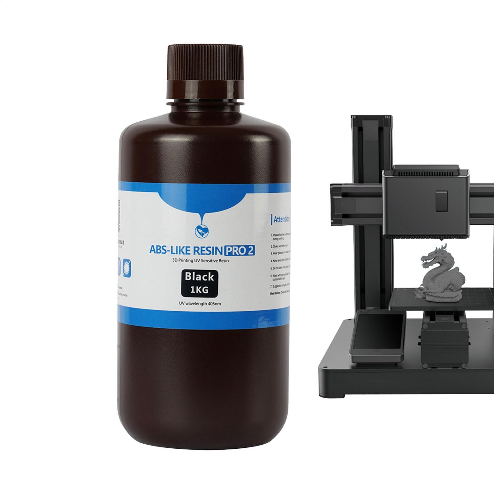 Resina resistente – Resina de impresión 3D sensible a la luz de 1000 g | Resina de fotopolímero de curado UV, resina de impresora de bajo olor, líquido de impresión 3D para figuras de juego de mesa