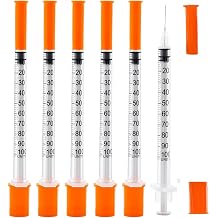 1ml/cc 30G 5/16" Syringe, Pack of 30 Individually Packaged