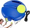 Tennis Practice Rebounder - 21x21x5cm Heavy-Duty Adjustable Angle Trainer, Rebound Net with Target | Portable Solo Tennis Trainer Set, Bounce Back Practice Kit, Ideal for All Ages and Skill Levels