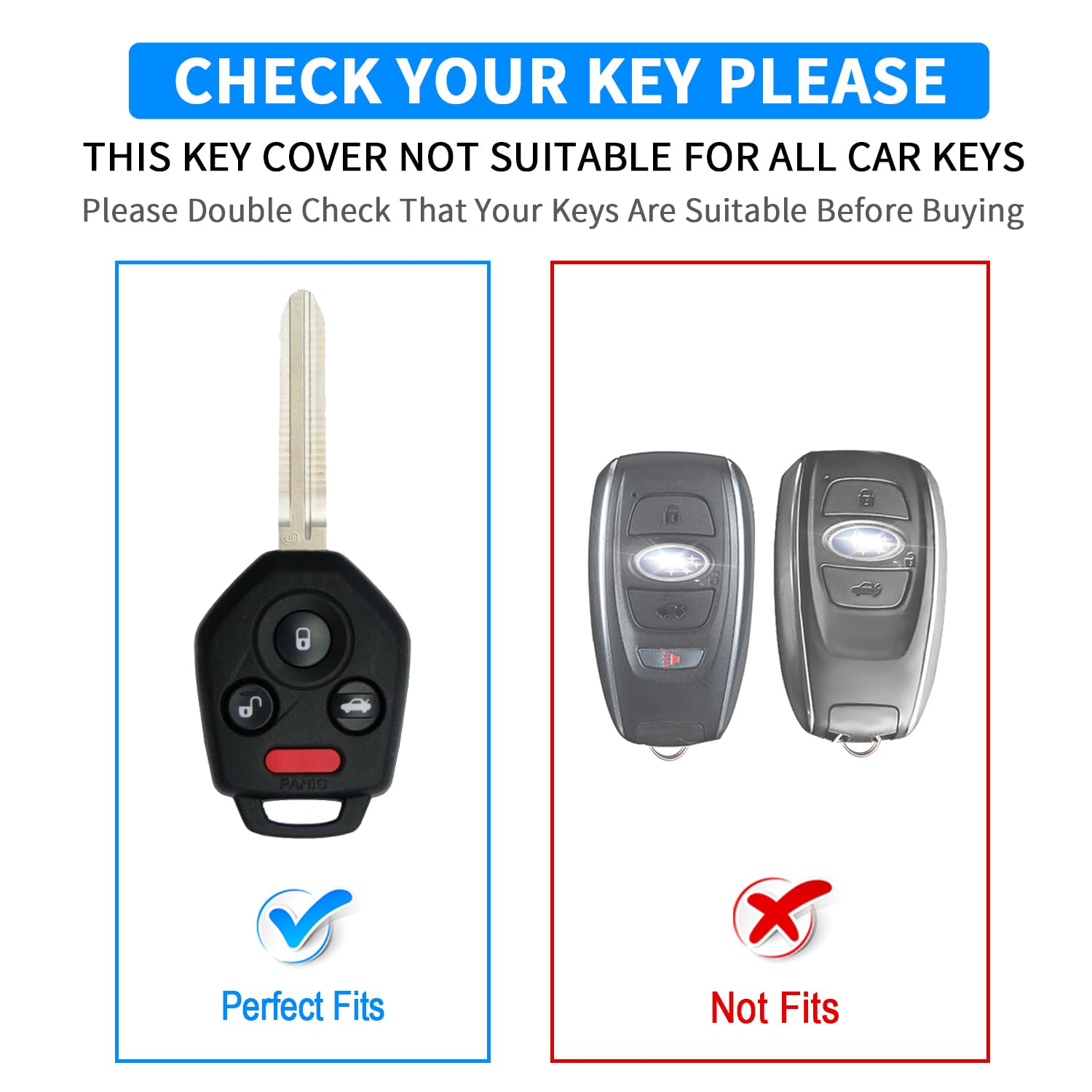 Funda Para Llavero Subaru Crosstrek Forester Impreza Outback Tribeca WRX STI XV Ascent - Yaxa