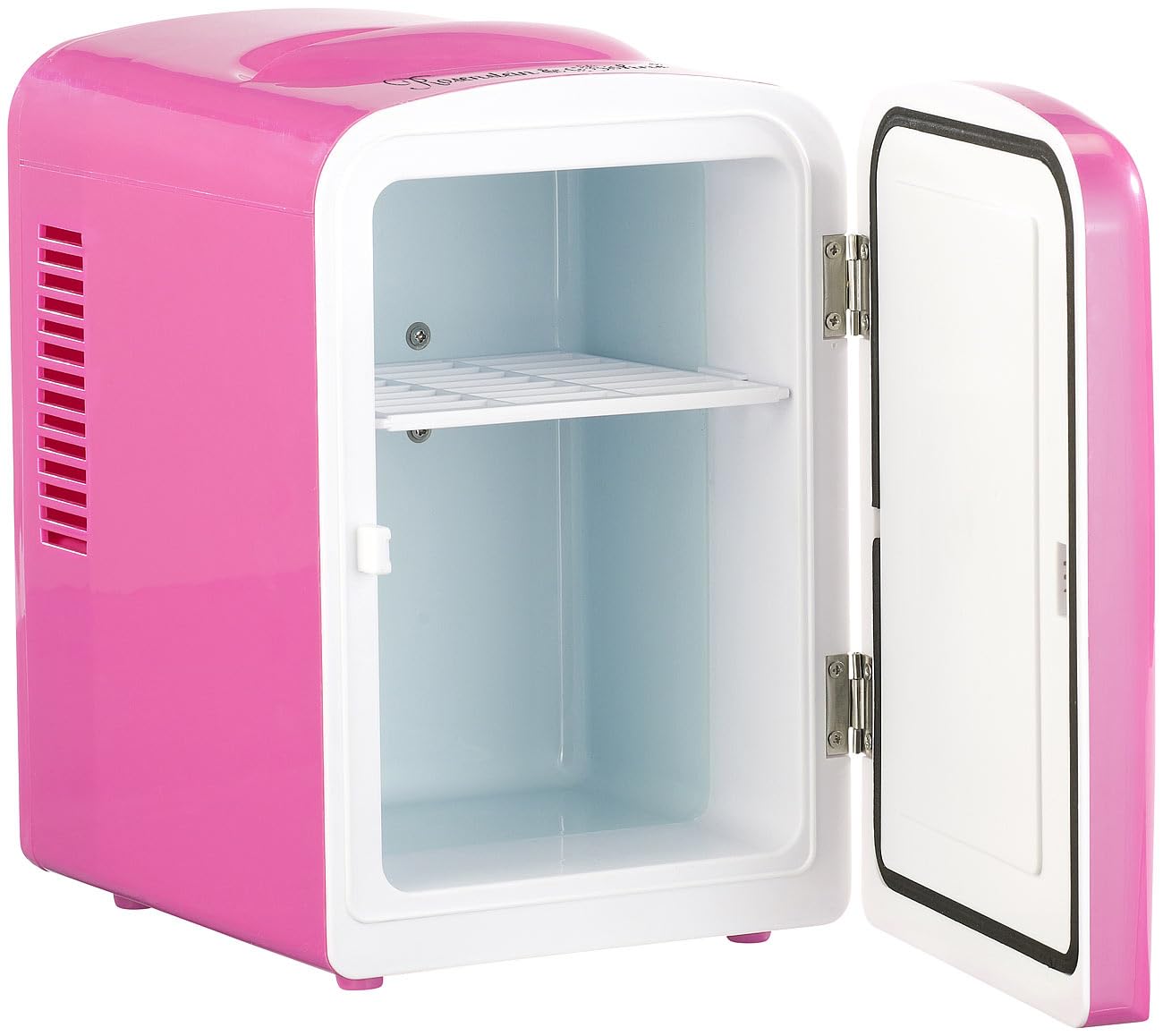 Rosenstein & Söhne Mini réfrigérateur 2 en 1 avec prise 12/230 V - Rose