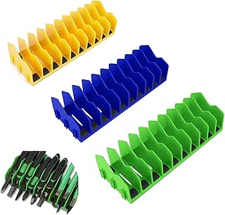 [Juego de 3] Organizador de alicates y llaves – Soporte de almacenamiento de herramientas ajustable con 30 ranuras – Bas...