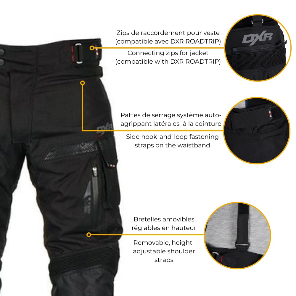 Pantalon Moto ROADTRIP PANT homme Homologué EN17092 A XL | imperméable