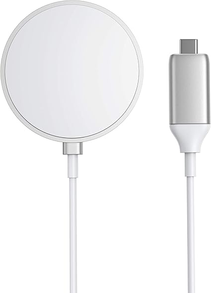 Amazon Anker Powerwave Magnetic Pad マグネット式ワイヤレス充電器 Iphone 13 12 シリーズ対応 最大7 5w 出力 シルバー Anker クレードル ドック