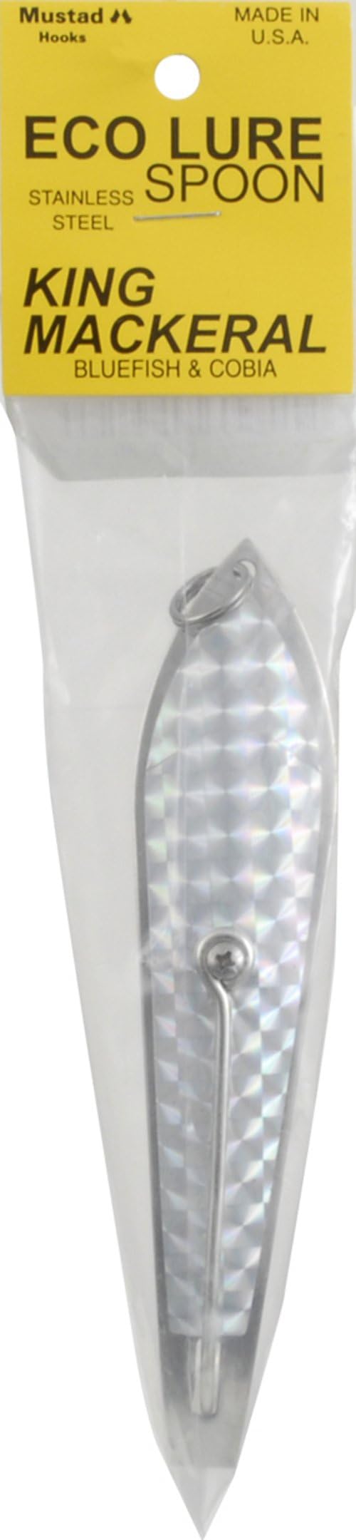 L B Huntington Eco Lure Spoon Silver Flash Scale 3 5 Inch