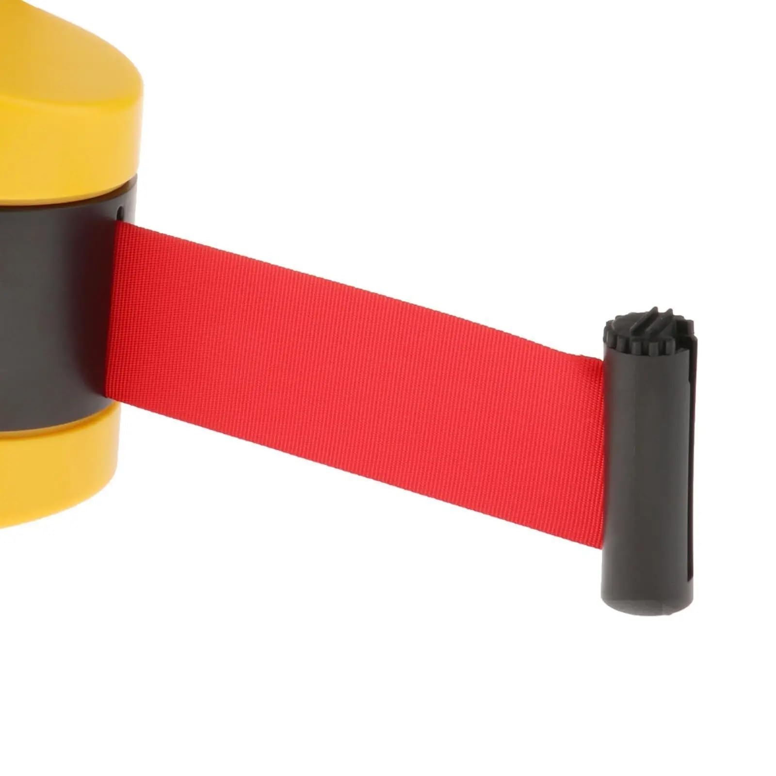 Cinta Balizamiento Montado En Pared Barrera de pared for control multitudes con cinta for colas, retráctil for montaje en, color rojo para Aeropuertos(3Meter)