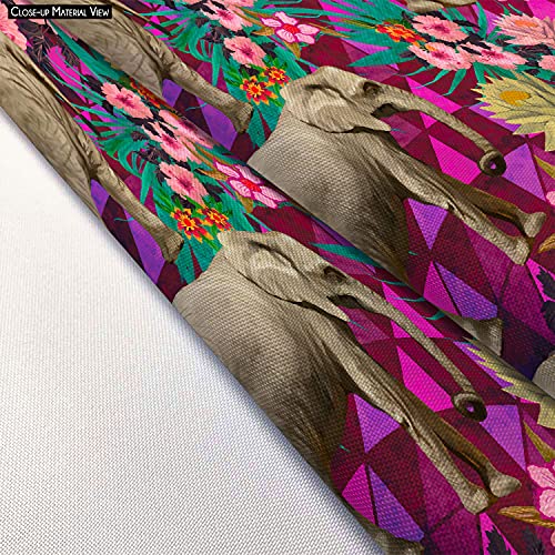 Image of ArtzFolio Elephant Pattern D1 | Pouch Wrist Potli Bag | Bag for Weddings & Casual Parties