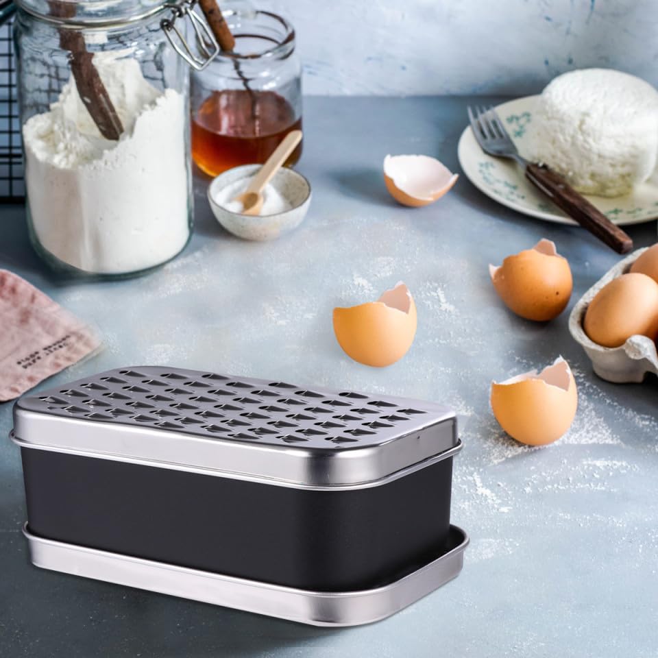 Rallador de Cocina Alipis con Contenedor Negro miniatura 7