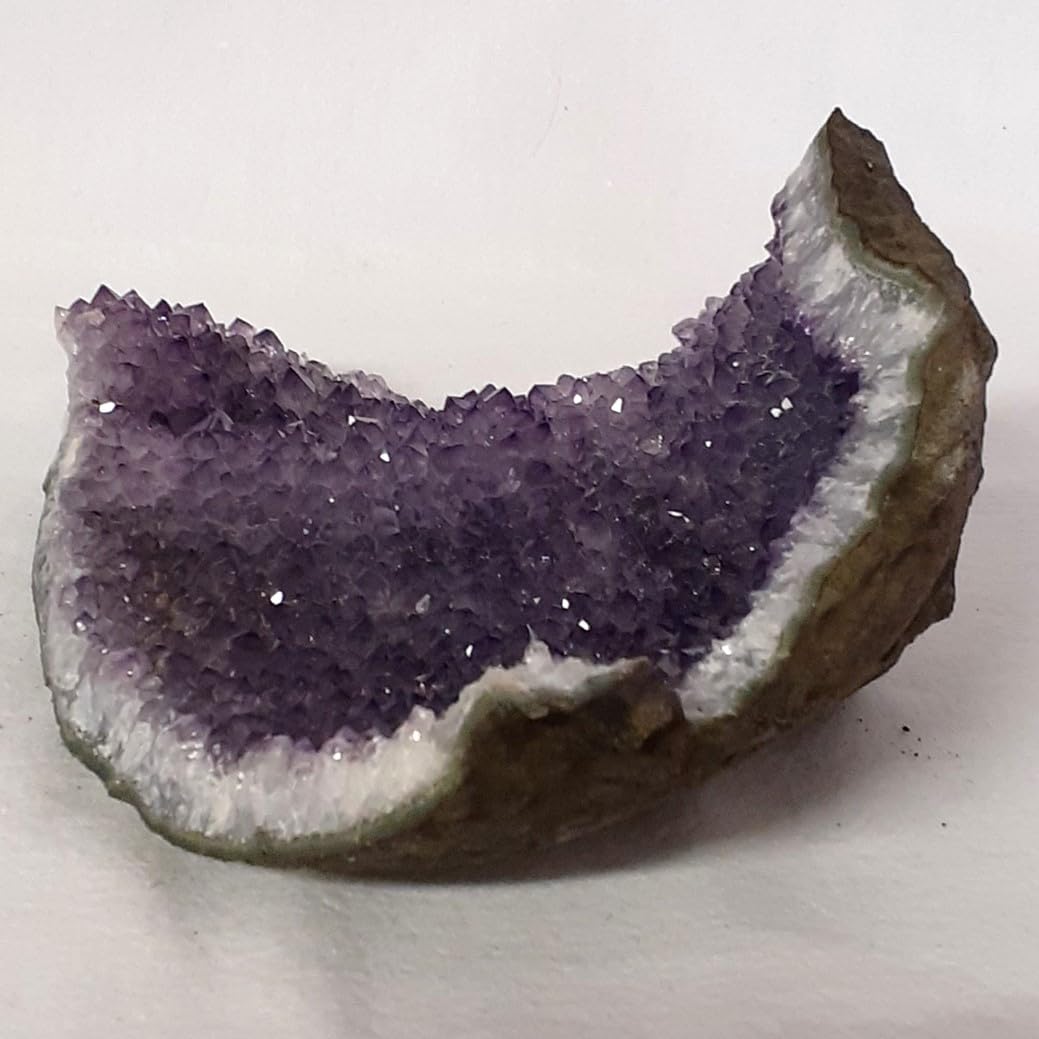 Natürlicher Amethyst | Amethyst Stein Drusenstück | Amethyst Edelstein natur (L-999)