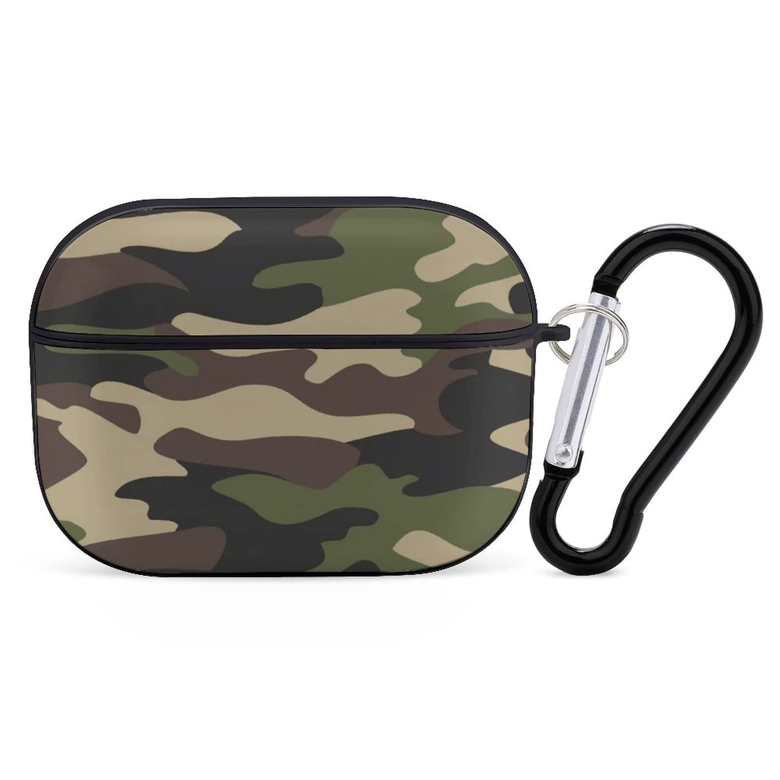 AirPods ケース　第1世代　第2世代　カモフラ柄　カラビナ付き Amazon | AirPods Proケース 迷彩柄 カモフラ AirPods Proカバー