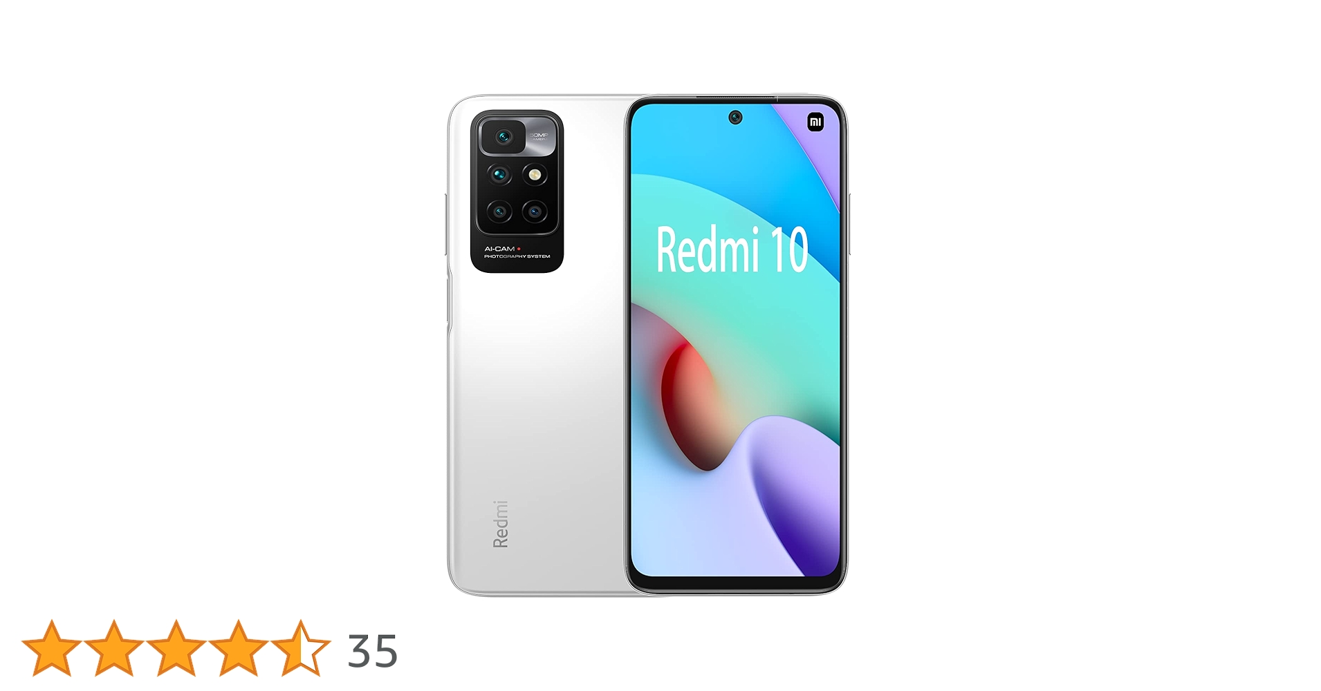 Xiaomi Redmi 10 6GB Ram 128GB ROM - Pebble White: Buy Online