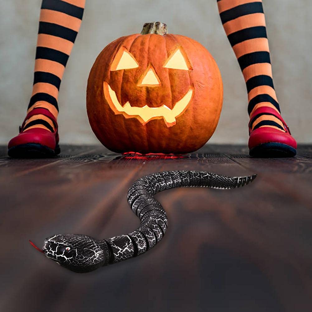 Serpent Télécommandé Ultra Réaliste - Langue Qui Sort ! Effet Garanti Pour Halloween Par VWKN Faux Serpent Animé Serpent Télécommandé Ultra Réaliste - Langue Qui Sort ! Effet Garanti Pour Halloween Par VWKN Faux Serpent Animé
