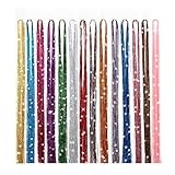 Hair Tinsel Strands Sparkling Shiny Glitter Dazzle Bling 47 Inch 14 Color 2800 Strands Hair...