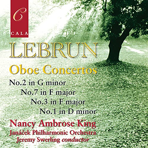Amazon MusicでNancy Ambrose KingのLebrun Oboe Concertos No. 2 in G Minor