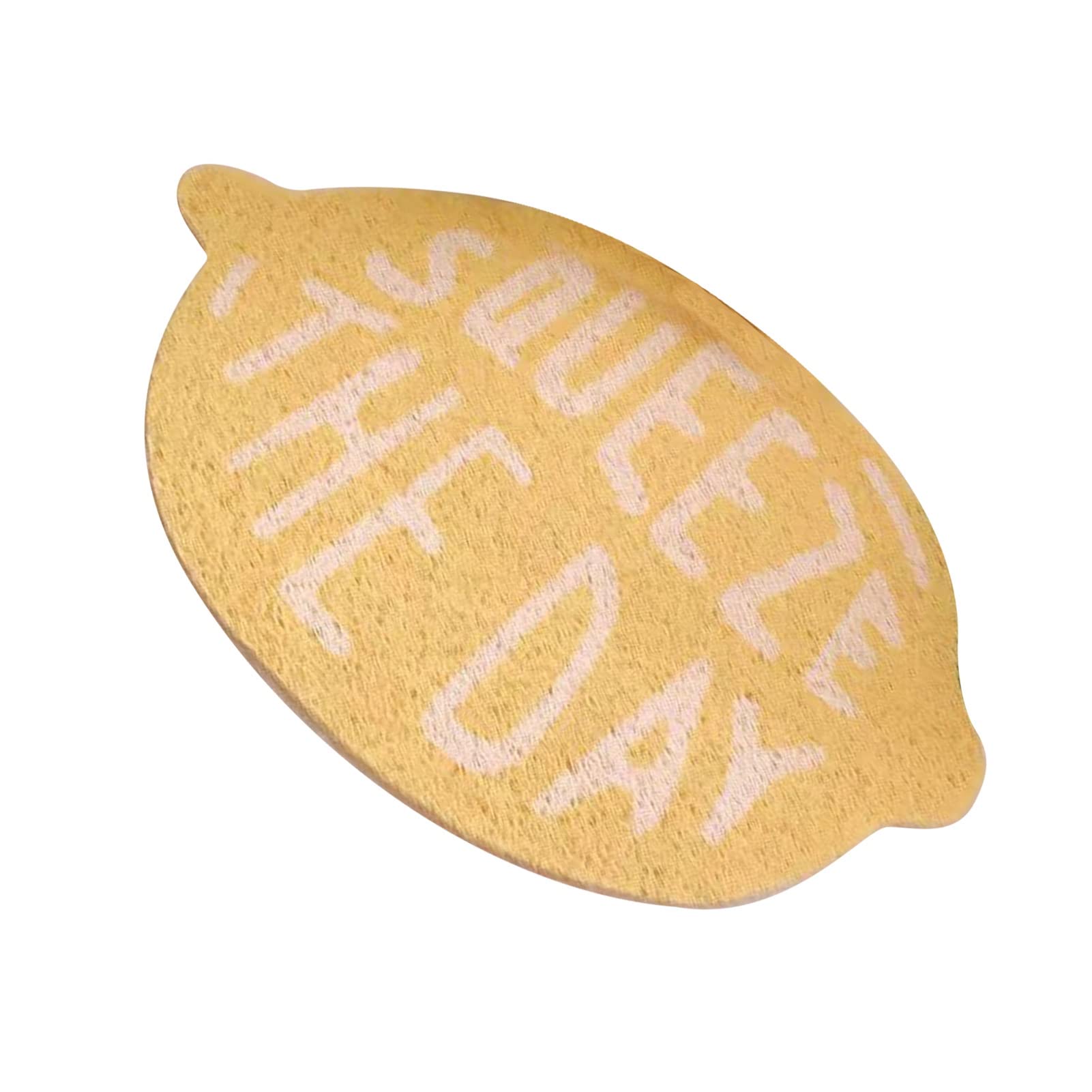 Qcwwy Flexible Cat Litter Mat, Skid Resistant, Fruit Shaped, Easy To Clean Pet Food Catching Mat For Cats (#1)