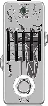 Amazon.com: VSN Bass EQ Pedal, 5-Band EQ Pedal Electric Bass