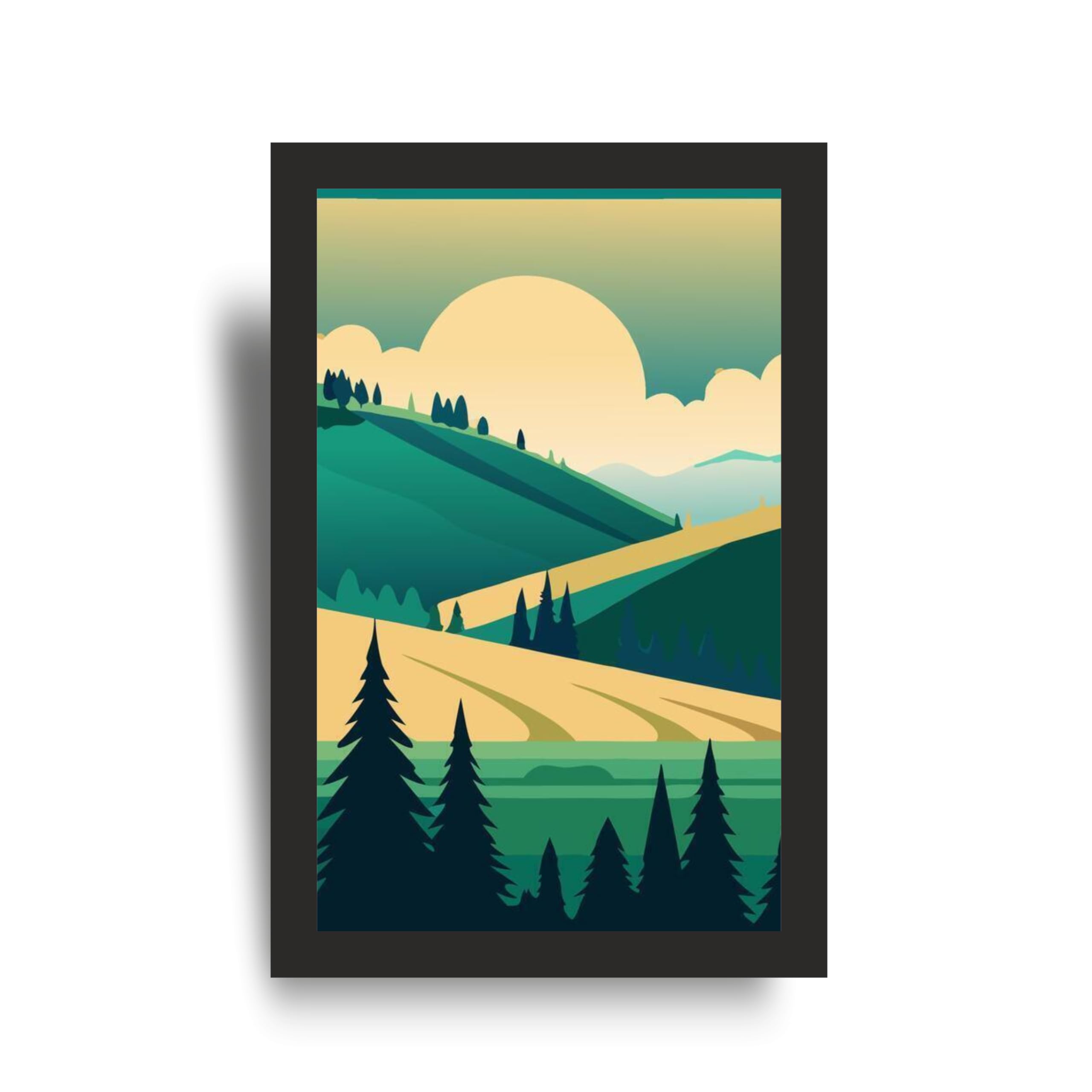 Autumn Forest Path Wall Art Set of 3 – view 2