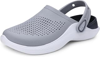 DOCTOR EXTRA SOFT Men's Classic Casual Sports Clogs/Sandals with Adjustable Back Strap for Adult | Comfortable & LightWeight| Stylish & Anti-Skid|Waterproof & Everyday Use Mules for Gents & Boys D-513