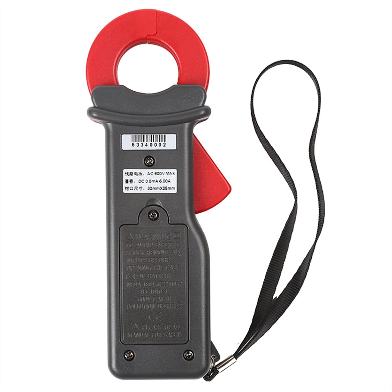 Ampèremètre cc Dc Clamp Courant de fuite Compteur numérique Pince Pince de courant 0,0 mètre mA-6.0A ETCR6300D