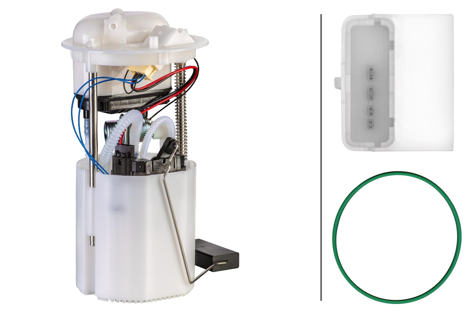 HELLA 8TF 358 106-011 Imp. alimentazione carburante, elettrico, 4a... poli, con guarnizione, con indicatore livello carburante