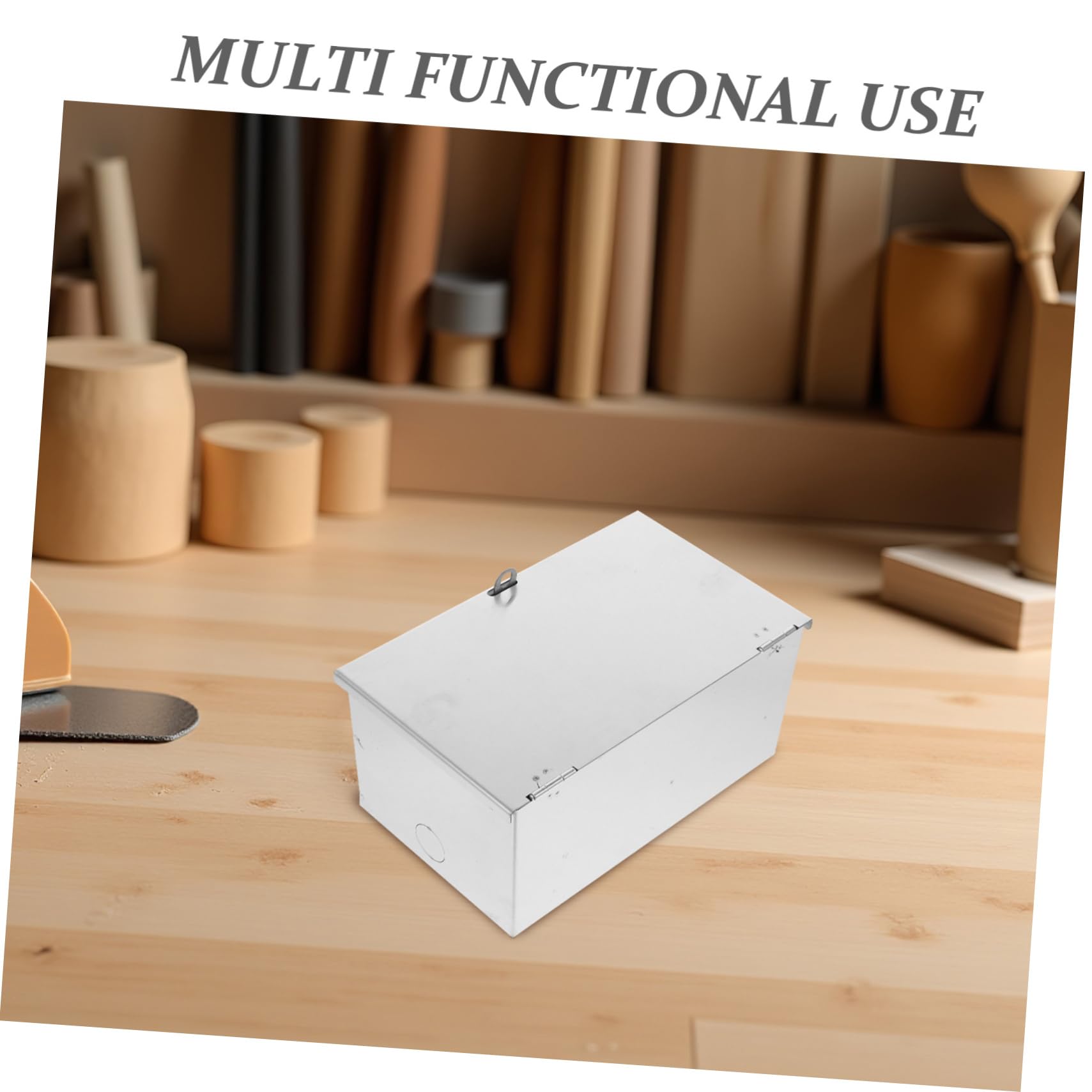 Gadpiparty Caja De Alimentación Para Exteriores Caja Eléctrica Cerradura Protección Para Proyectos De Enrutadores Interruptores Material Resistente Uso Jardín o Terraza